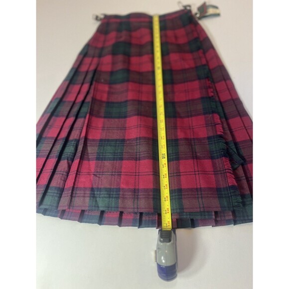 Vintage O’Neil of Dublin Wool Tartan Kilt Skirt | Made in Ireland | 28” Waist - Picture 4 of 12